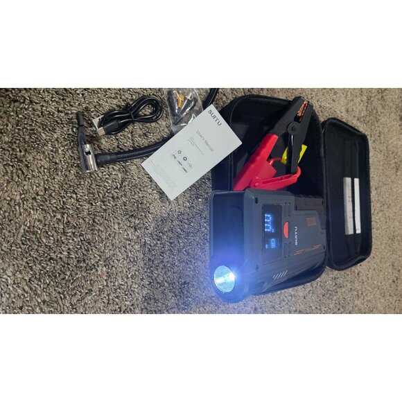 SUITU ST-9631 Pro Jump Starter with Air Compressor 20000mAh Portable Power Bank - Picture 14 of 16